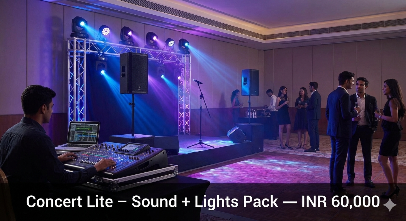 Concert Lite – Sound + Lights Pack