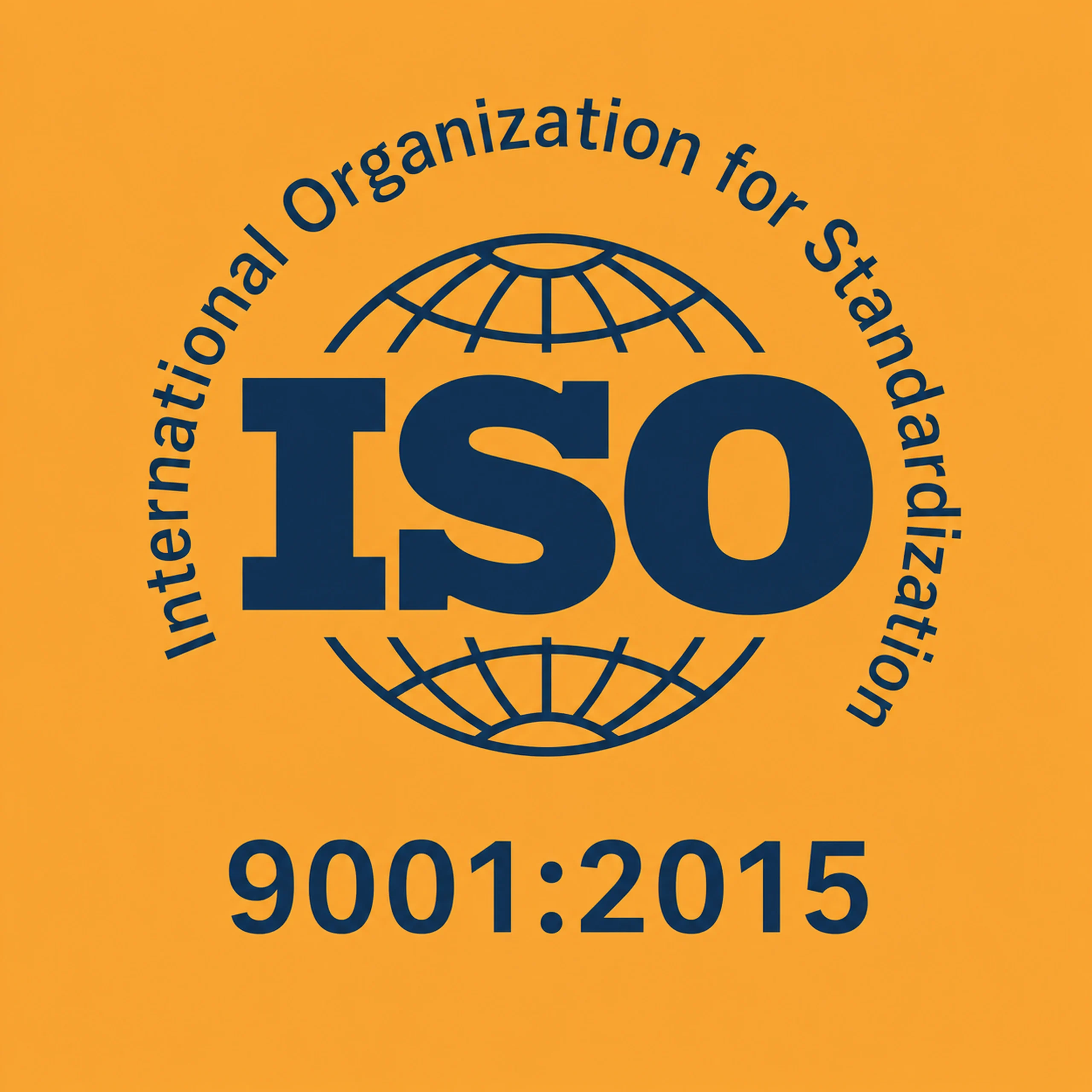 ISO 9001:2015 Quality Management certification badge