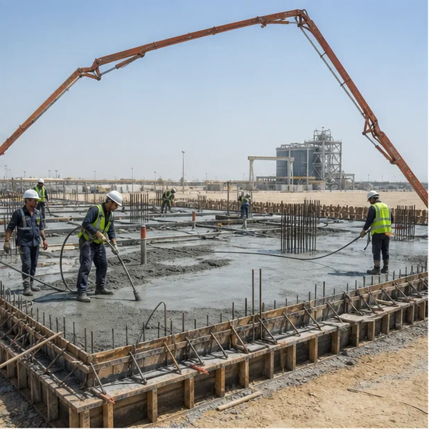 Industrial civil construction support
